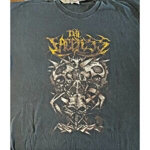 The Faceless Band T Shirt 2XL XXL Black Graphic Tee Prog Technical Death Metal